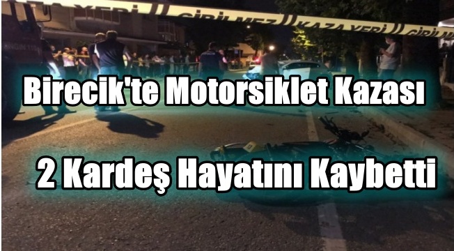 Birecik'te Trafik Kazasında 2 Kardeş Hayatını Kaybetti