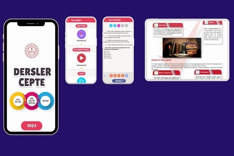 MEB'den Dersler Cepte' mobil uygulaması