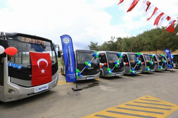 Muğla Büyükşehir Belediyesi'nin otobüs filosuna 60 yeni otobüs daha eklendi.