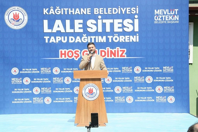 KAĞITHANE BELEDİYESİ 30 YILLIK TAPU SORUNUNU ÇÖZDÜ