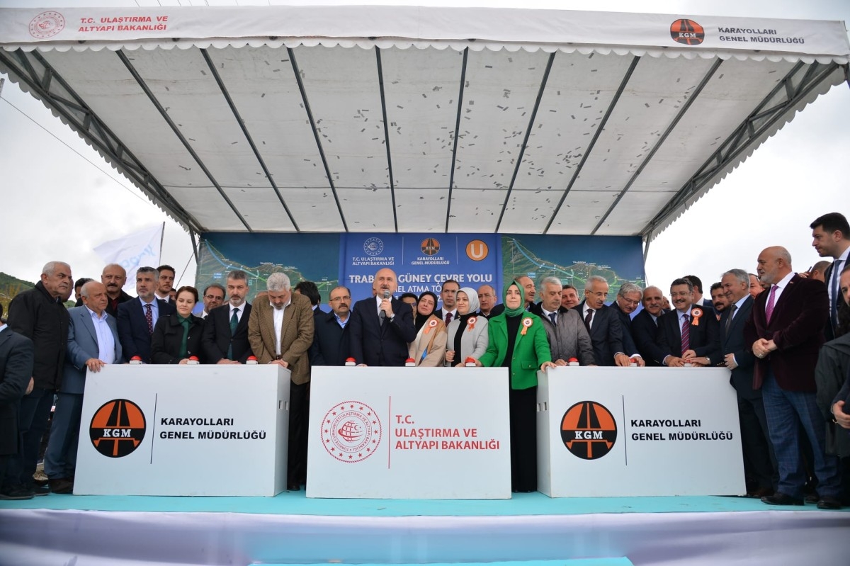 TRABZON GÜNEY ÇEVRE YOLU’NUN TEMELİ ATILDI