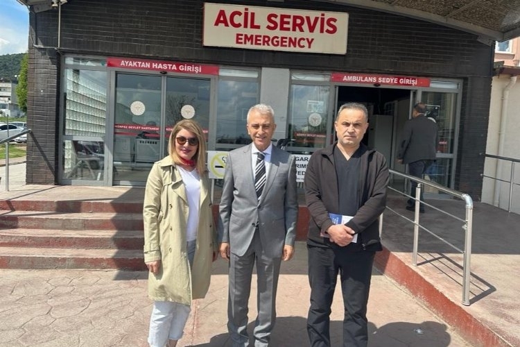 Türk Sağlık Sen Kocaeli Şube Başkanı Ömer Çeker açıklama yaptı.