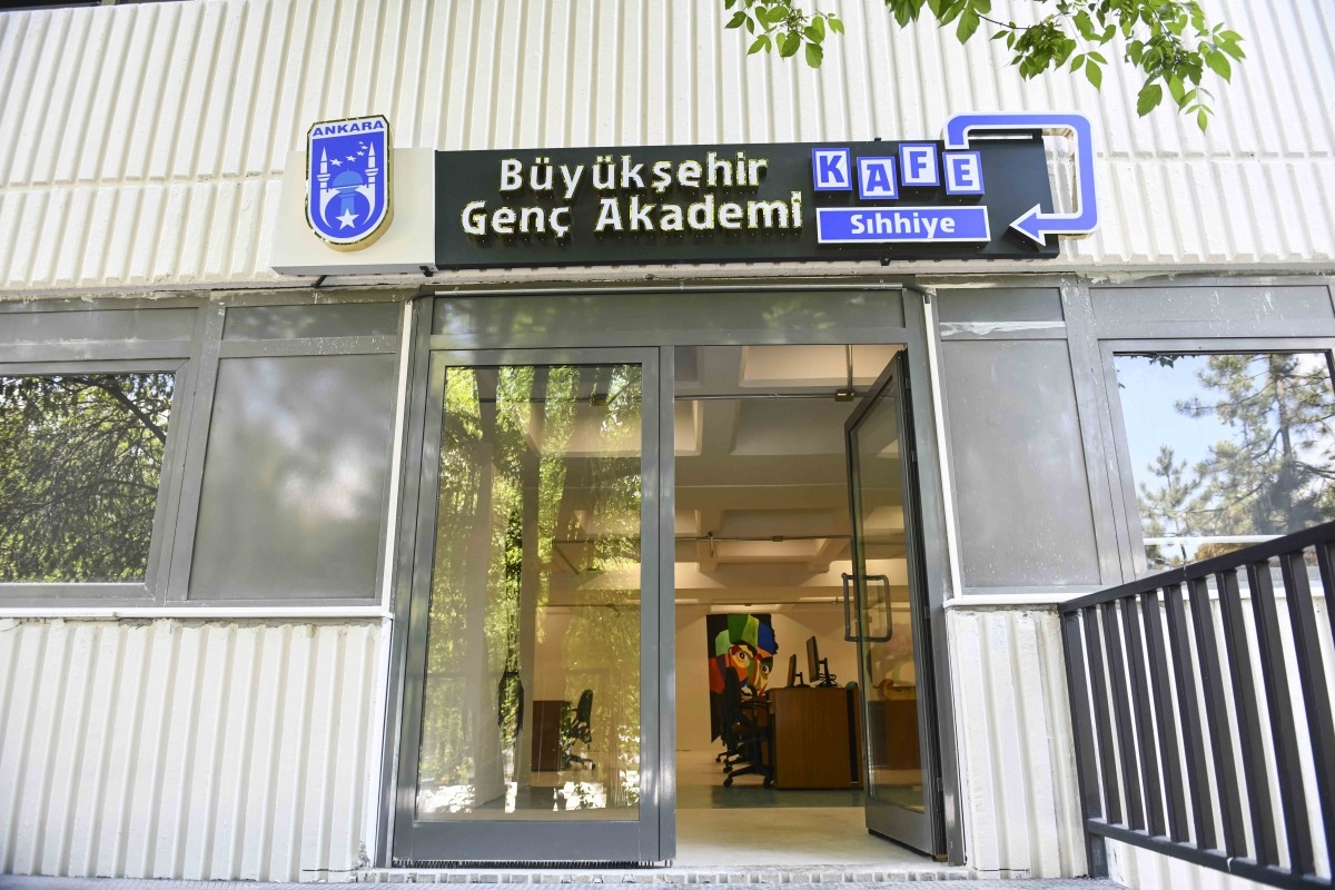BÜYÜKŞEHİR GENÇ AKADEMİ KAFE SIHHİYE HİZMETE AÇILIYOR