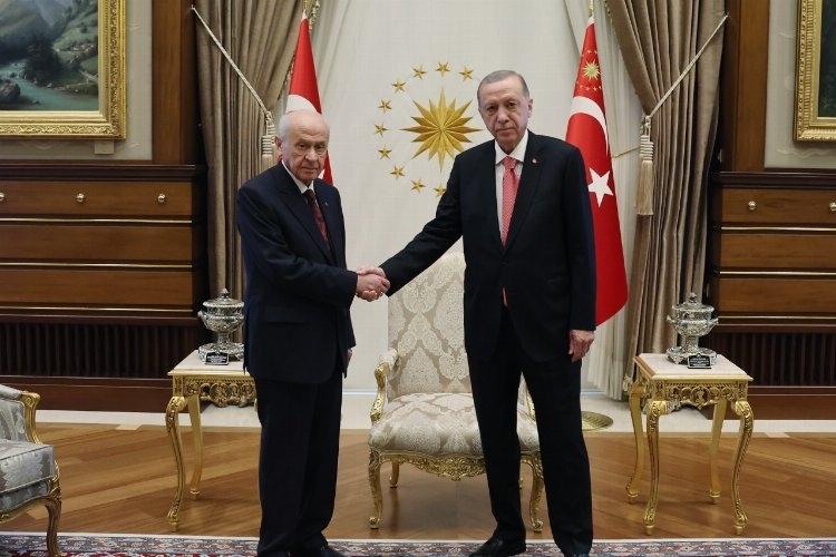 Beştepe'de ikinci tur zirvesi! Cumhurbaşkanı Erdoğan, Bahçeli ile görüştü