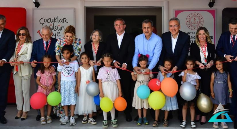 Çocuklar Gülsün Diye Derneği'nin 45. Anaokulu, Gaziantep İslahiye'de açıldı