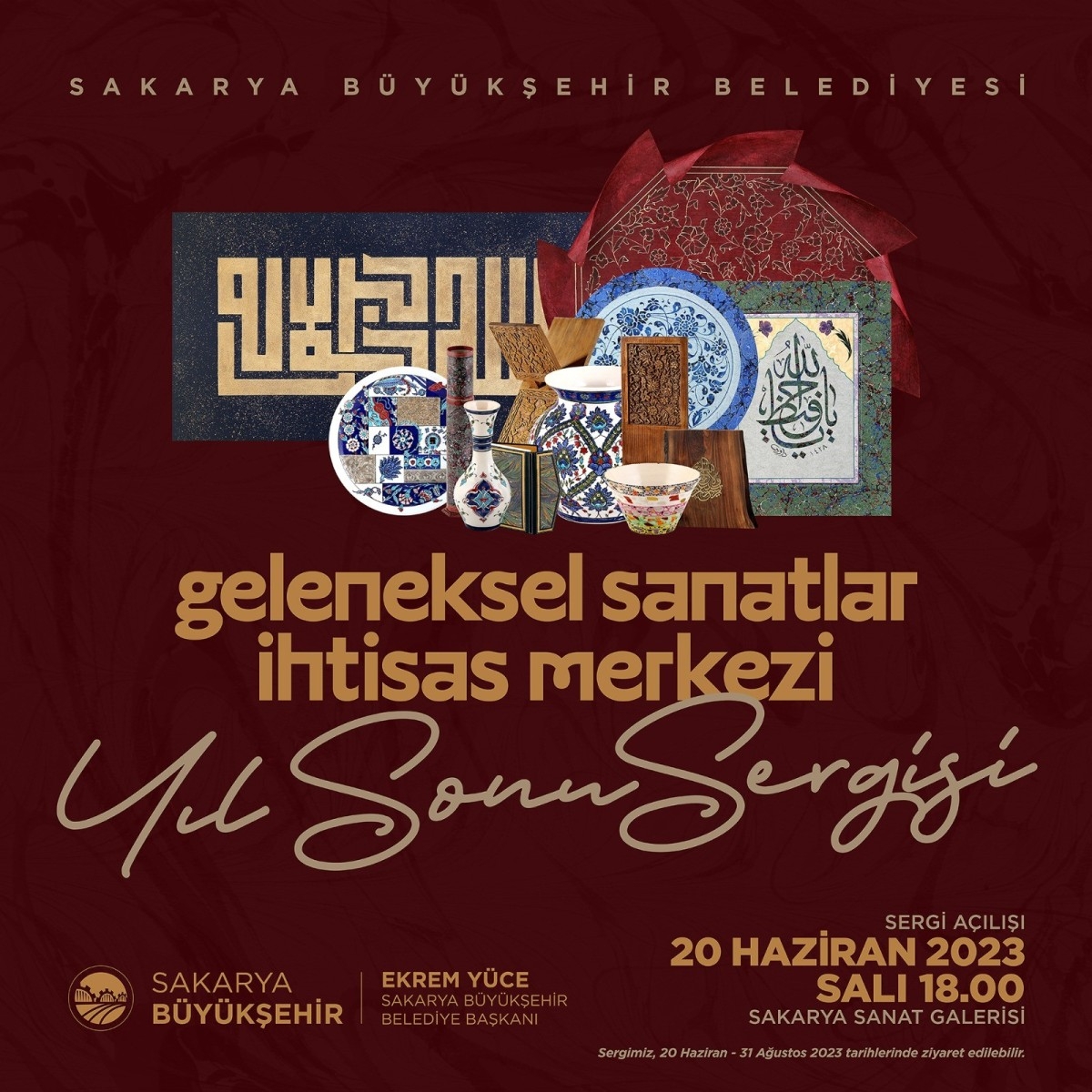 Geleneksel Sanatlar yıl sonu sergisi açılıyor