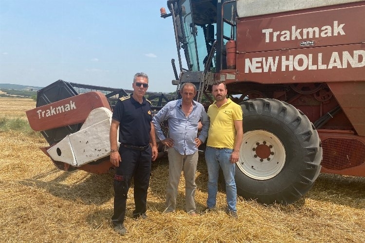 Tarla Sahiplerine Edirne Keşan İtfaiyesi'nden Yangınla İlgili Uyarı!