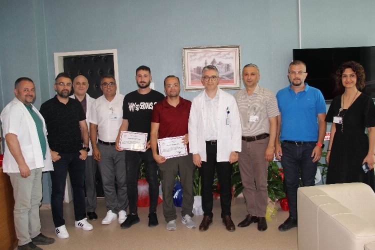 Masa tenisinde Sivas Numune Hastanesi 4. oldu