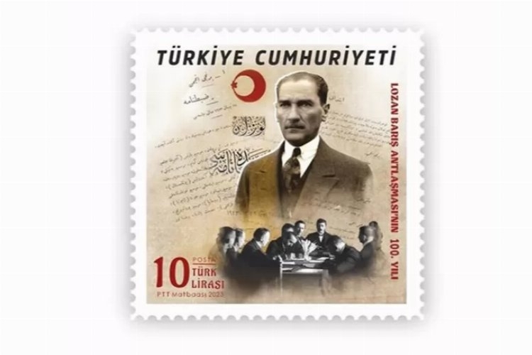 PTT'den Lozan'ın 100. yıl anısına özel pul