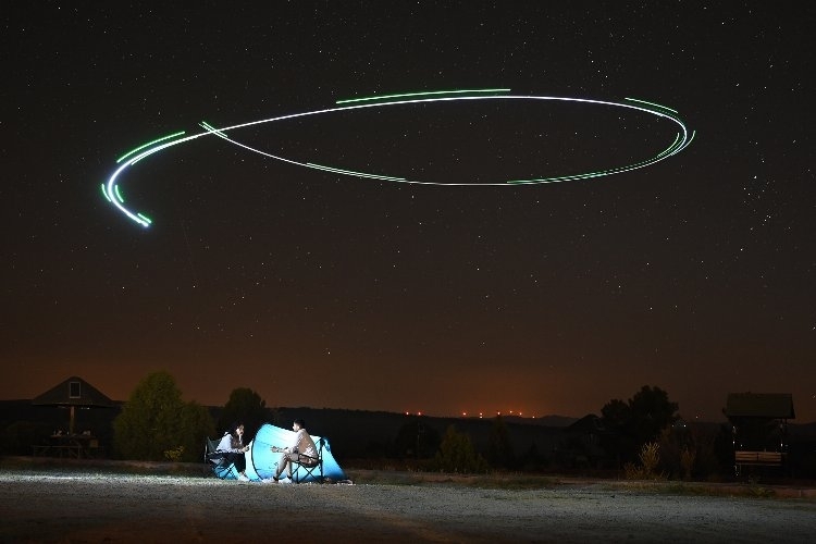 Konya'da meteor yağmuru için pozlama etkinliği