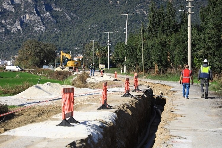 Muğla Büyükşehir'den altyapı yatırımı