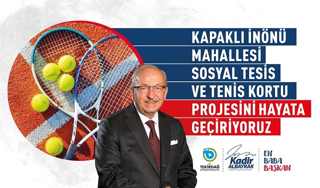 Yeni Sosyal Tesis ve Tenis Kortu İnşaatı Başladı
