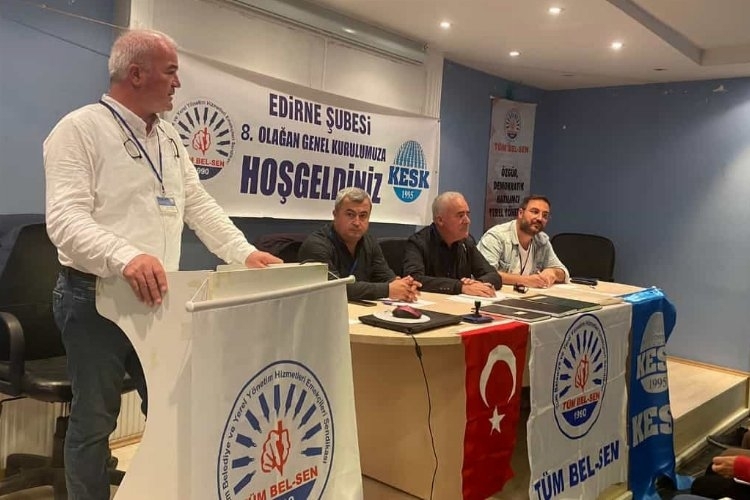Edirne'de TÜM-BEL-SEN, Liderlik Görevini Bedri Kara'ya Teslim Ediyor