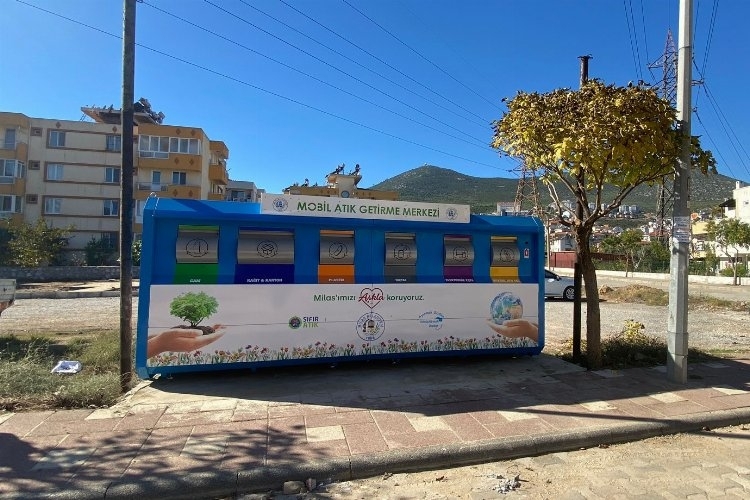 Milas'ta Mobil Atık Toplama Noktaları Çoğalıyor