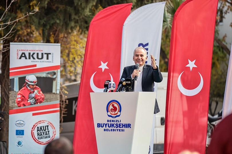 Denizli Büyükşehir’den AKUT’a hayati destek