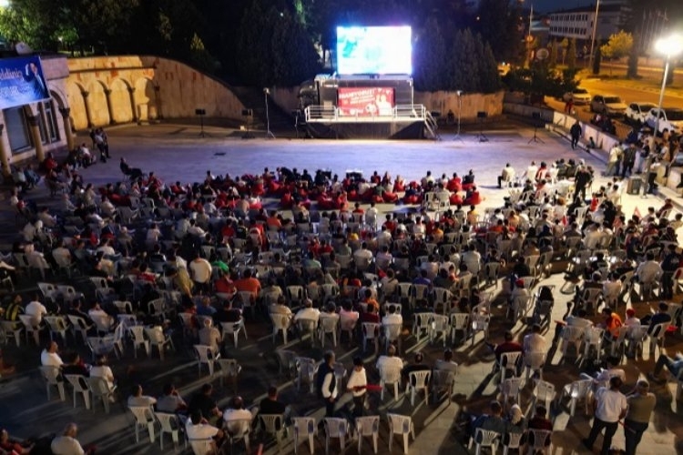 Nevşehir'de Milli Maç Coşkusu