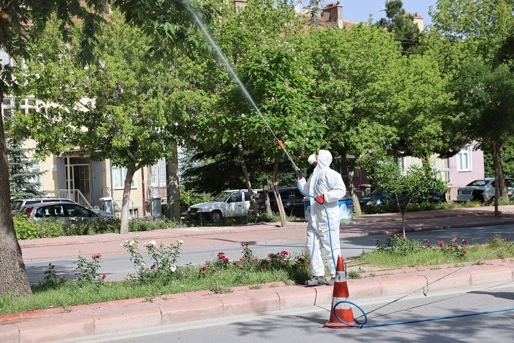 Konya Selçuklu'da İlaçlama Çalışmaları Sürüyor