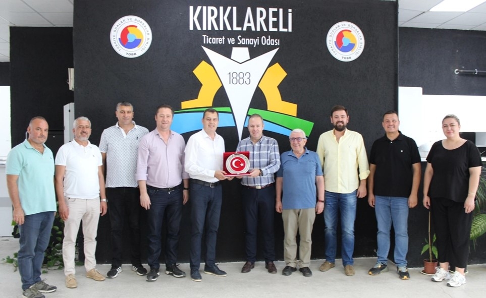 Vecdi Gündoğdu, Kırklareli Ticaret ve Sanayi Odası’nı Ziyaret Etti