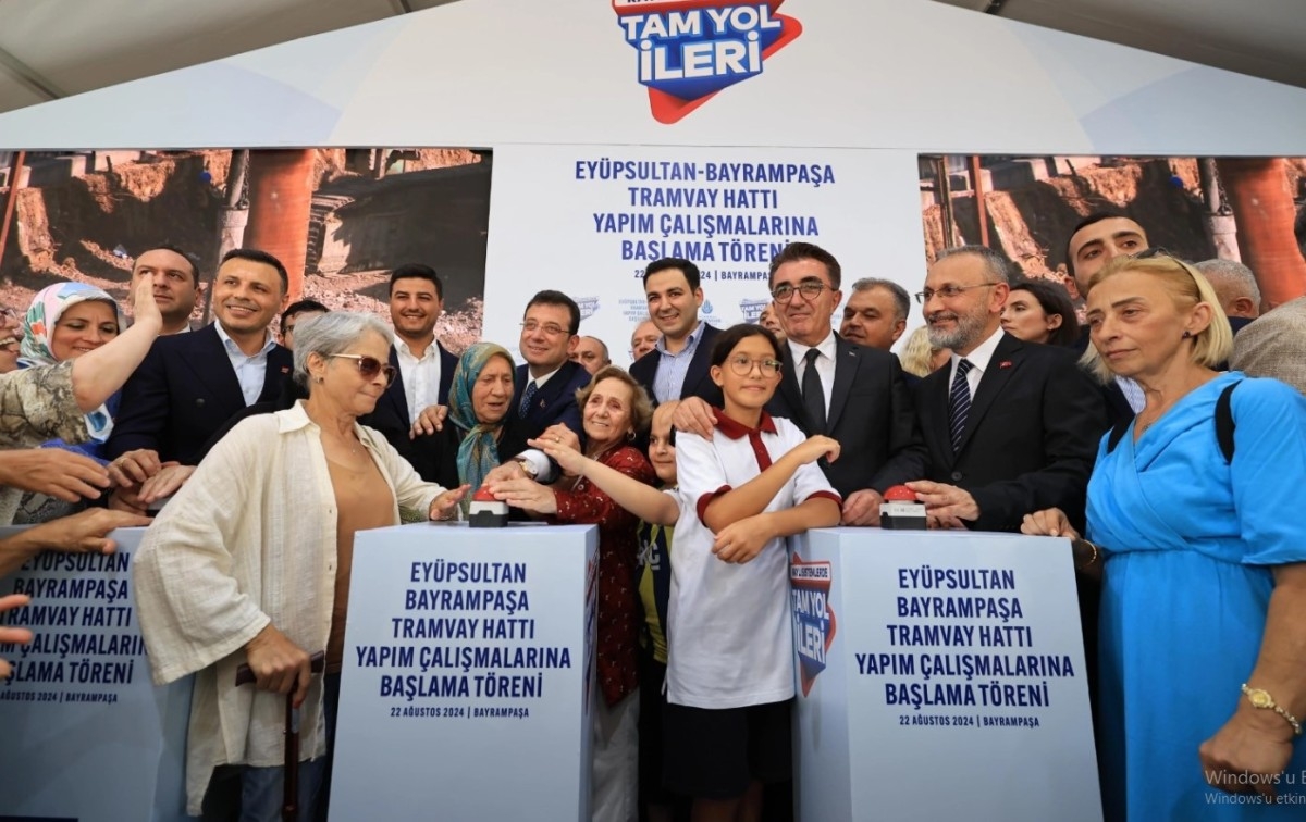 Eyüpsultan-Bayrampaşa Tramvay Hattı, kendi kaynaklarıyla başlatıldı