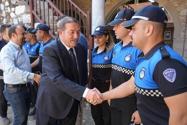Muğla Milas'ta Başkan Topuz'dan Zabıta Haftası Ziyareti