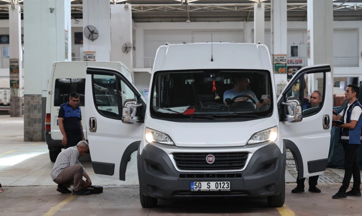 Nevşehir'de Okul Servislerine Denetim