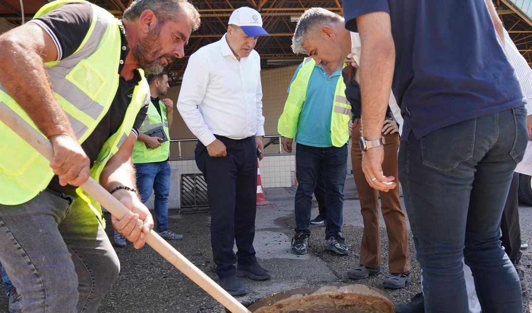 ASKİ'den Harikalar Diyarı Metro İstasyonu'na 616 Metrelik Yağmur Suyu Hattı Çözümü