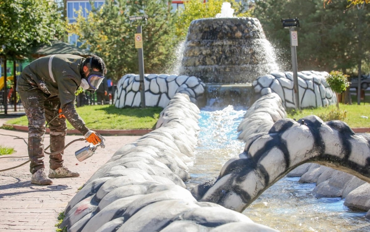 Keçiören’de Park ve Bahçeler Yenileniyor