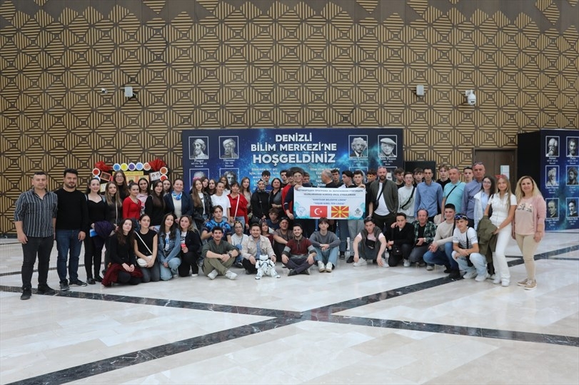 Denizli Bilim Merkezi, Makedonya'dan Gelen Gençleri Konuk Etti