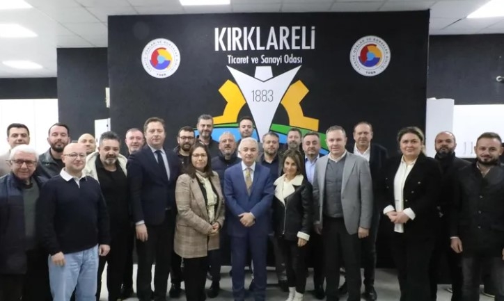Kırklareli Valisi Turan, Kırklareli TSO'yu Ziyaret Etti