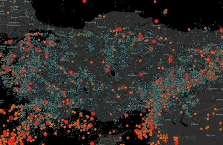 AFAD Raporu: 2 Yılda Türkiye ve Çevresinde Meydana Gelen Depremler