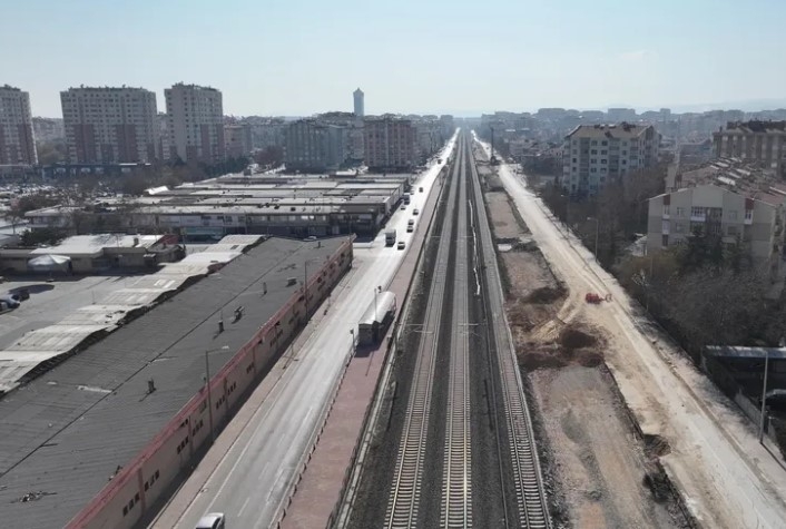 KONYARAY Banliyö Hattı’nın Birinci Etabı 23 Kilometreye Ulaştı