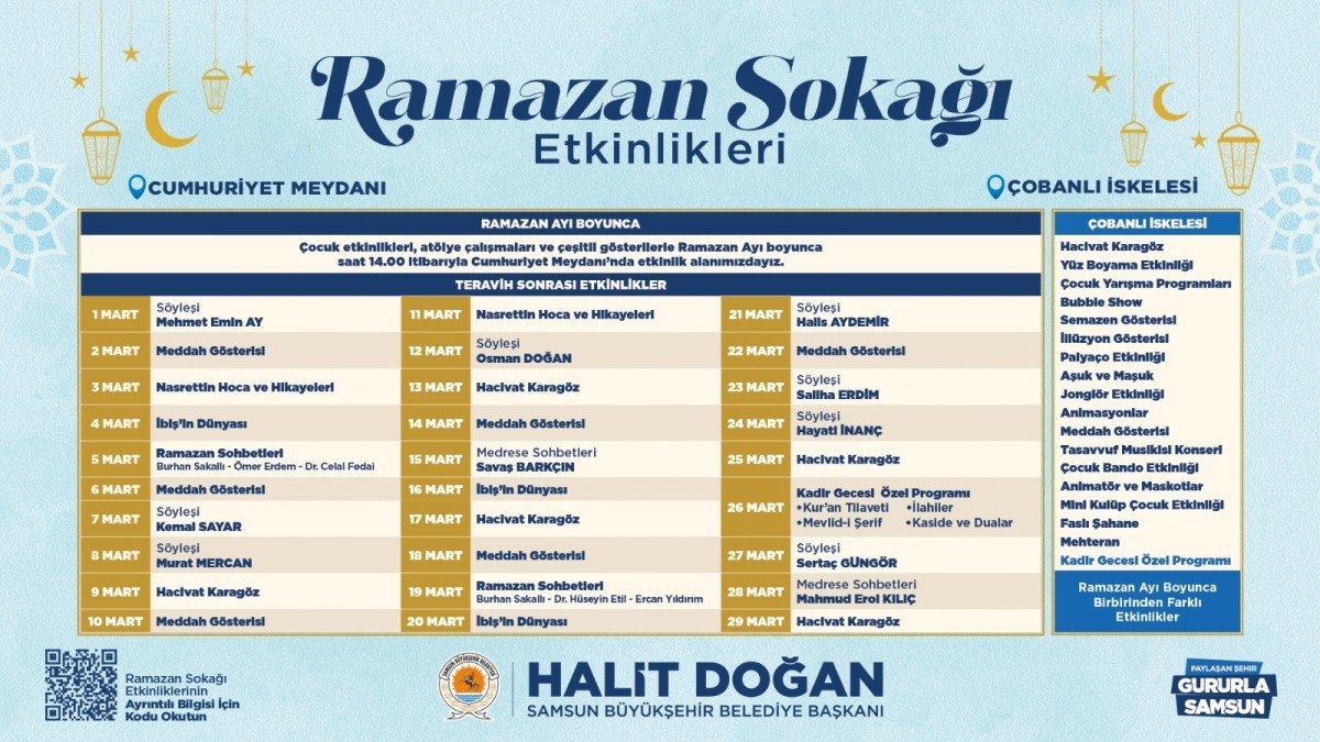 Büyükşehir ile Samsun'da Ramazan Coşkusu