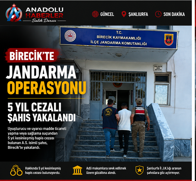 Jandarmadan Aranan Şahıslara Geçit Yok! Birecik’te Yakalandı