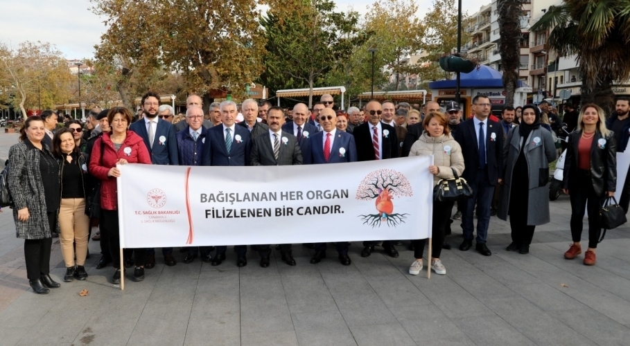 Farkındalığın artırılması İçin Organ Bağışı Haftası Kapsamında Yürüyüş Gerçekleştirildi