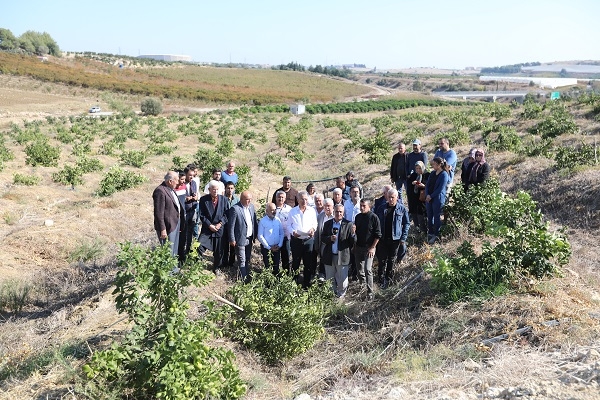 Tarhan, Limon bahçesine yapılan saldırıya tepki gösterdi