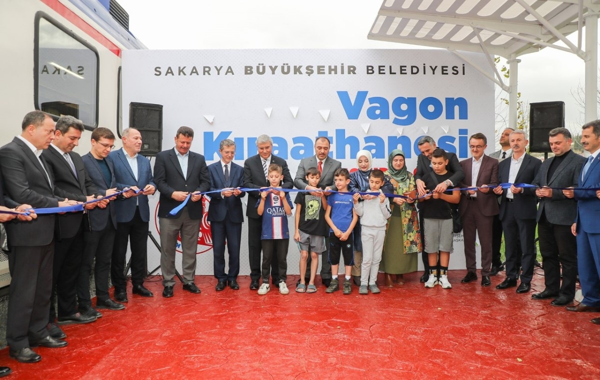 Sakarya'da “Vagon Kıraathanesi' 'Hizmete Açıldı