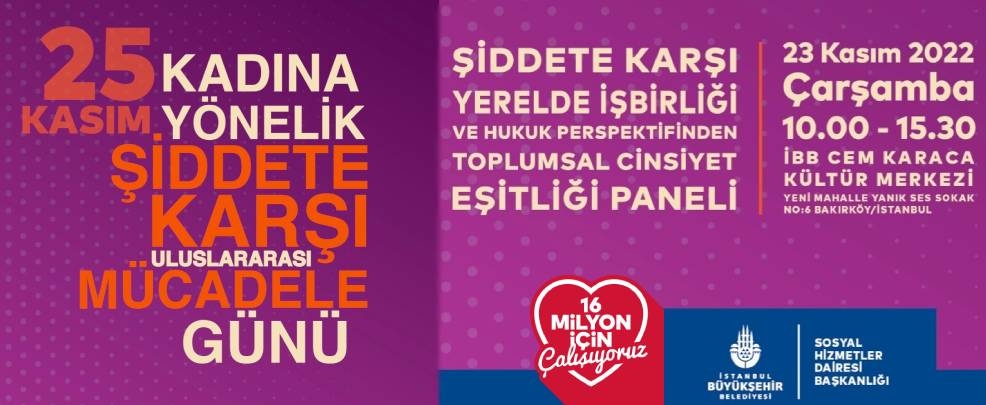KADINA YÖNELİK ŞİDDETE KARŞI ‘SIFIR TOLERANS’