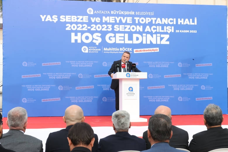 Antalya Hali'nde Yeni Sezon Açıldı