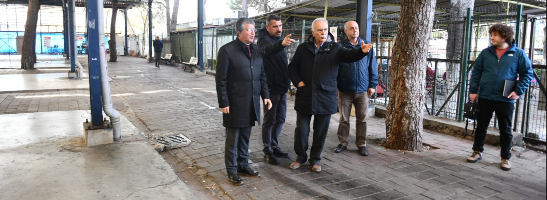 Başkan Gökhan Pazar Yerinde İncelemelere hız kesmeden devam ediyor