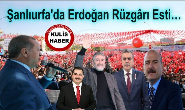 Şanlıurfa'da Erdoğan Rüzgârı Esti…