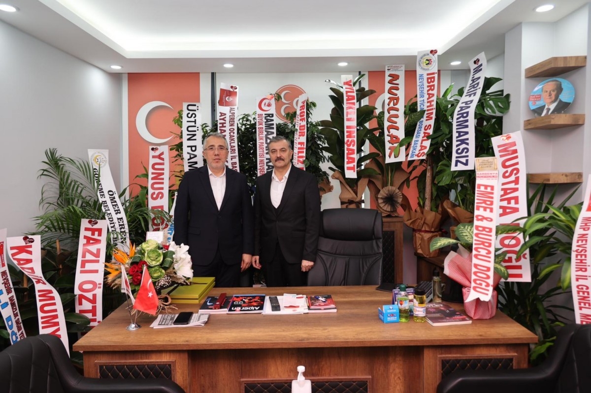 Mhp İl Başkanı Adnan Doğu’ya Hayırlı Olsun Ziyareti