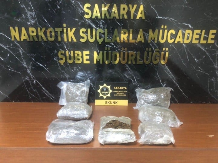 Sakarya'da Uyuşturucu operasyonu