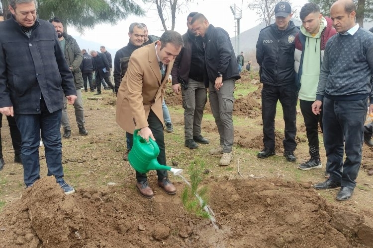 Batman'da “Spor Sason” projesi için Hatıra Ormanı yapıldı