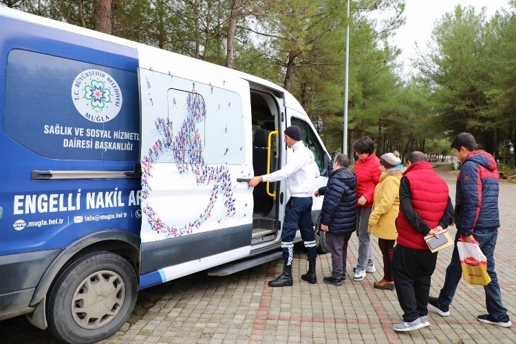  Muğla nakil hizmetiyle engellilerin yanında oldu