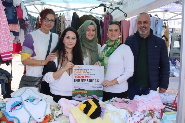İzmit'te hayırseverler Safa bebek için destek