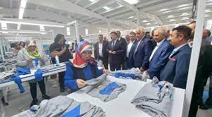 Rektör Alma, Turaç Tekstil Fabrikasını gezdi