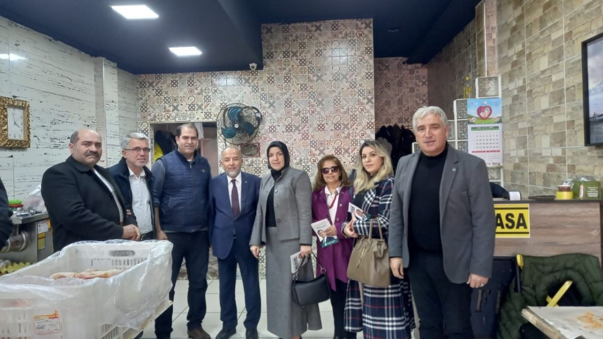 Gelecek Partisi'nden esnaf ziyareti