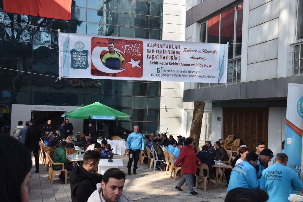 MANİSA'DA ŞEHİT FETHİ SEKİN, ŞEHADET YIL DÖNÜMÜNDE ANILDI