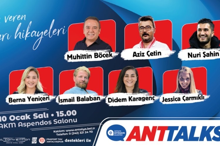 Antalya'da “ANTTALKS” başlıyor