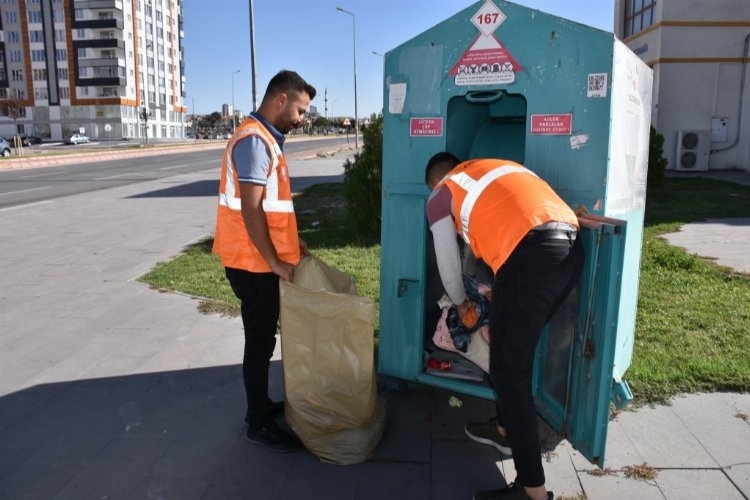 Sıfır Atık Projesi'yle Kayseri Kocasinan Belediyesi 228 ton kıyafeti geri döndürdü